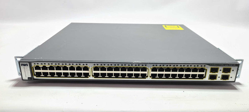 Cisco Catalyst 3750G Series WS-C3750G-48PS-S V03 PoE-48 48 Port 4x SFP Managed Switch $