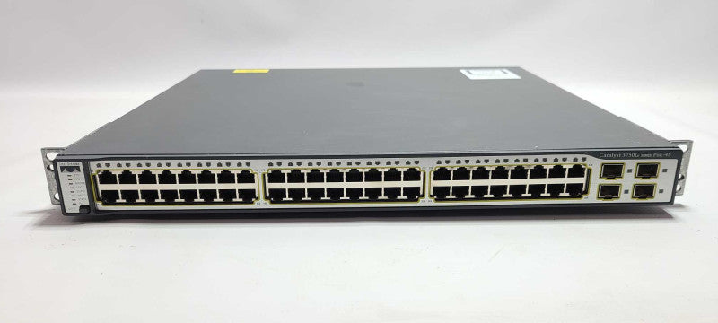 Cisco Catalyst 3750G Series WS-C3750G-48PS-S V10 PoE-48 48 Port 4x SFP Managed Switch$