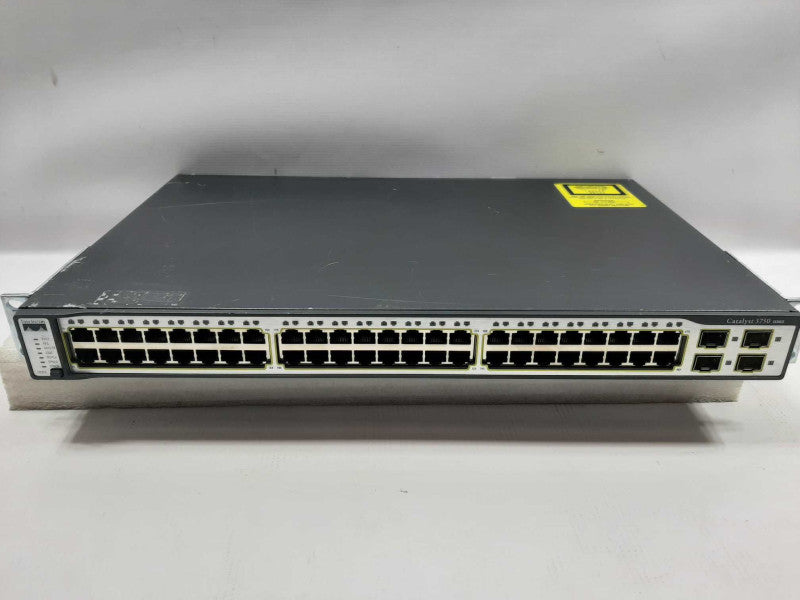 Cisco WS-C3750-48TS-S 3750 Series Network 48 Port Catalyst Switch, FCTY RESET ~