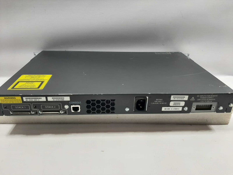 Cisco WS-C3750-48TS-S 3750 Series Network 48 Port Catalyst Switch, FCTY RESET ~