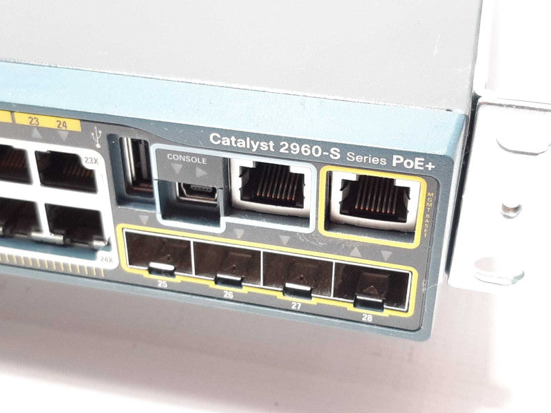 Cisco 2960-S Series PoE+ 24-Port Gigabit Switch WS-C2960S-24PS-L +