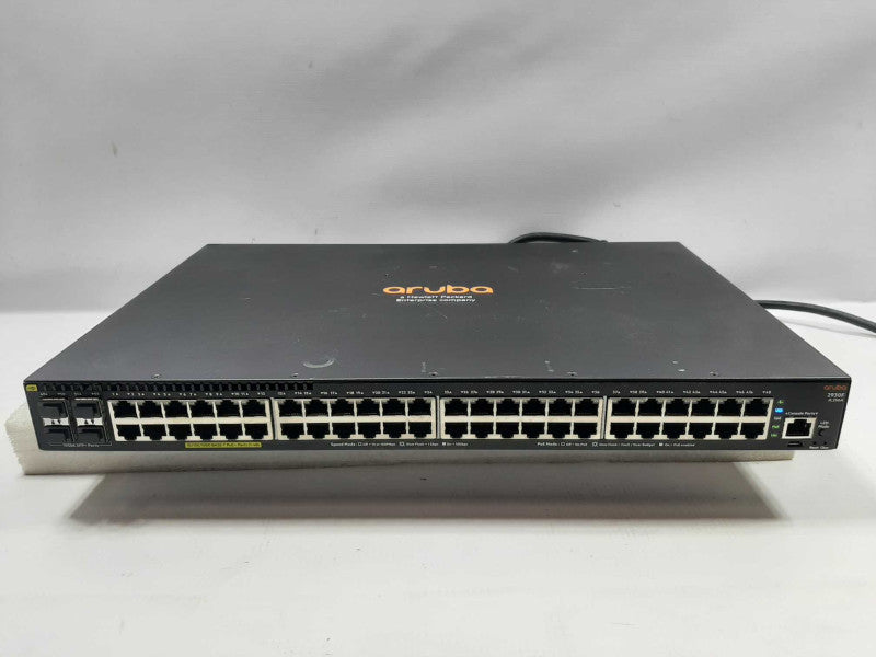 HPE Aruba 2930F 48 PoE Port Rack Mountable Switch JL256A, FCTY RESET ~