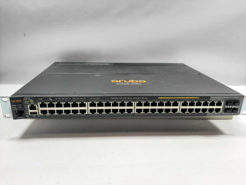 HP Aruba J9729A 2920-48G-POE+ 48-Port w/ J9733A, FACTORY RESET ~