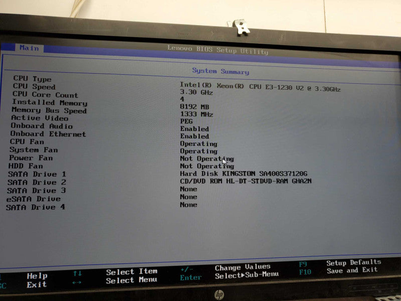 Lenovo ThinkStation E31 Xeon E3-1230 v2 @3.3GHz 8GB RAM 120G SSD Quadro K600 )