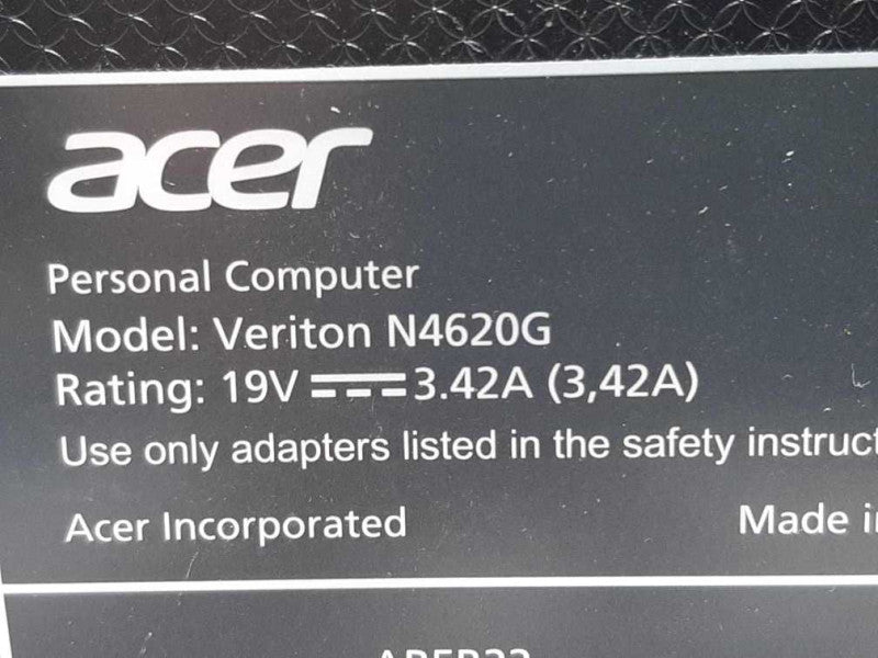 Acer Veriton N4620G i3-2377M @ 1.505GHz 4GB RAM 320GB HDD - NO OS +
