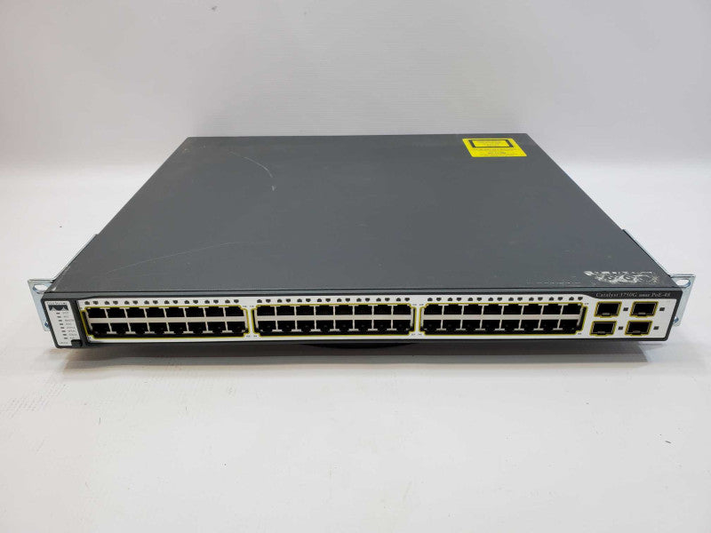 Cisco Catalyst 3750G (WS-C3750G-48PS-S V10) 48 Port PoE Switch (