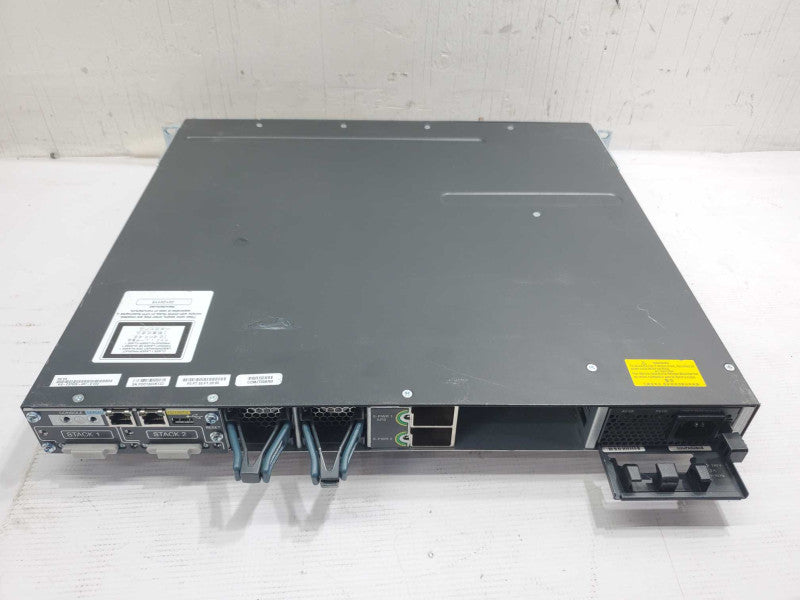 Cisco WS-C3750X-48T-S V02 PoE Gigabit Switch w/ C3KX-NM-1G Module |