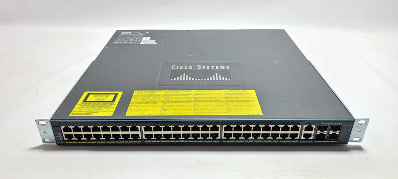 Cisco Catalyst WS-C4948-S V06 48-Port GbE & 4-Port SFP Network Switch w/ Dual PSU  $