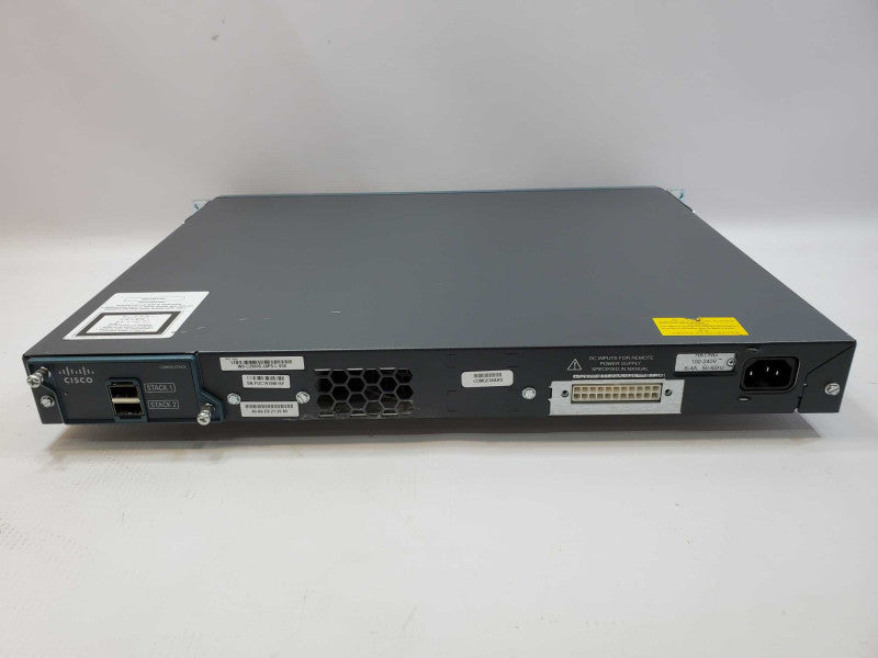Cisco WS-C2960S-24PS-L 24-Port Gigabit PoE Network Switch (