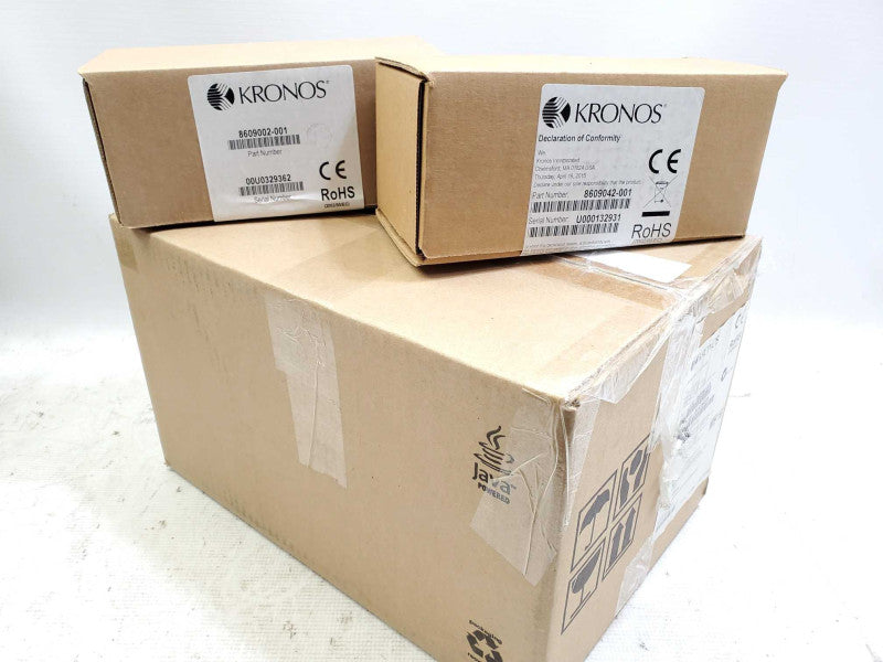 Kronos INTOUCH 9000 8609000-028 Touch Screen Timecard w/ Finger Scanner &PS-QT |