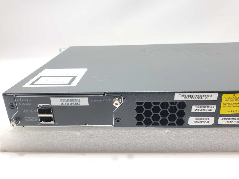 Cisco Catalyst 2960-X WS-C2960X-24TS-L 24 Port Gig Managed Switch _