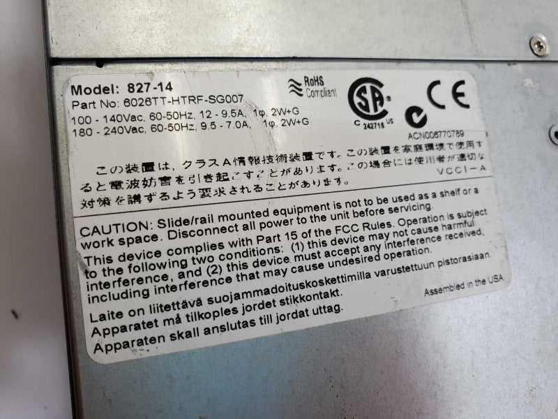SUPERMICRO 827-14 6026TT-HTRF-SG007 2U 4 Node 2x X5660 @2.80GHz 48GB RAM )