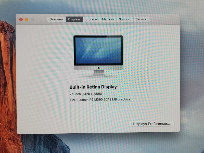 iMAC L. 2015 27\\" 5K Core I7-6700K 4GHz, 32GB RAM, R9 M390 2GB, 120GB + 3TB SEE _