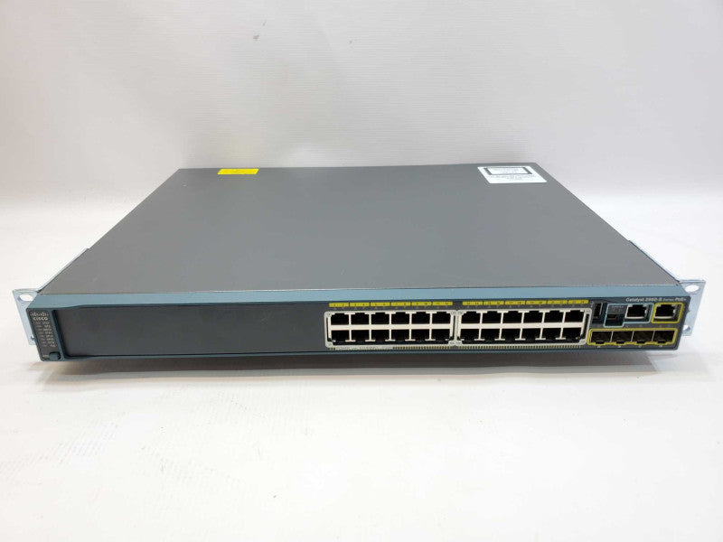 Cisco WS-C2960S-24PS-L 24 Port PoE+ Gigabit Switch (