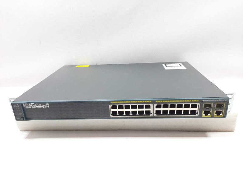 Cisco Catalyst 2960 WS-C2960+24PC-S PLUS Series PoE Switch, FCTY RESET ~