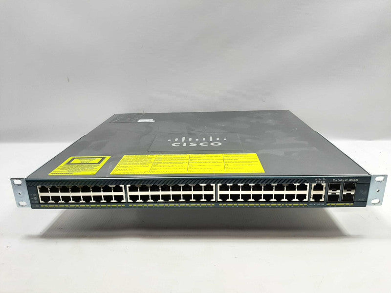 Cisco WS-C4948 48 Port Switch 1x PSU, FACTORY RESET ~