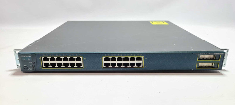 Cisco WS-C3550-24PWR-SMI Catalyst 3550 Series Inline Power Network Switch $