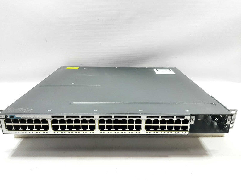 Cisco Catalyst WS-C3750X-48PF-S 48 Port Gigabit PoE, NO PSU, FCTY RESET ~