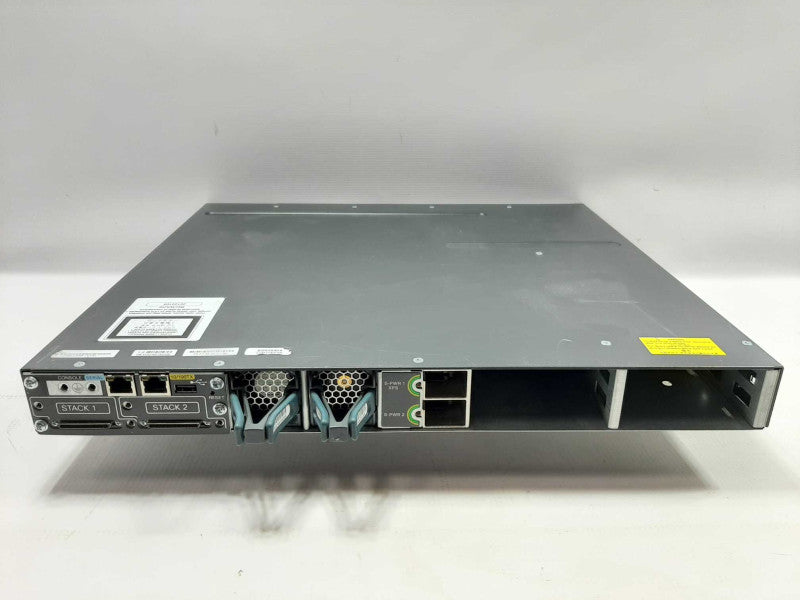 Cisco Catalyst WS-C3750X-48PF-S 48 Port Gigabit PoE, NO PSU, FCTY RESET, READ* ~