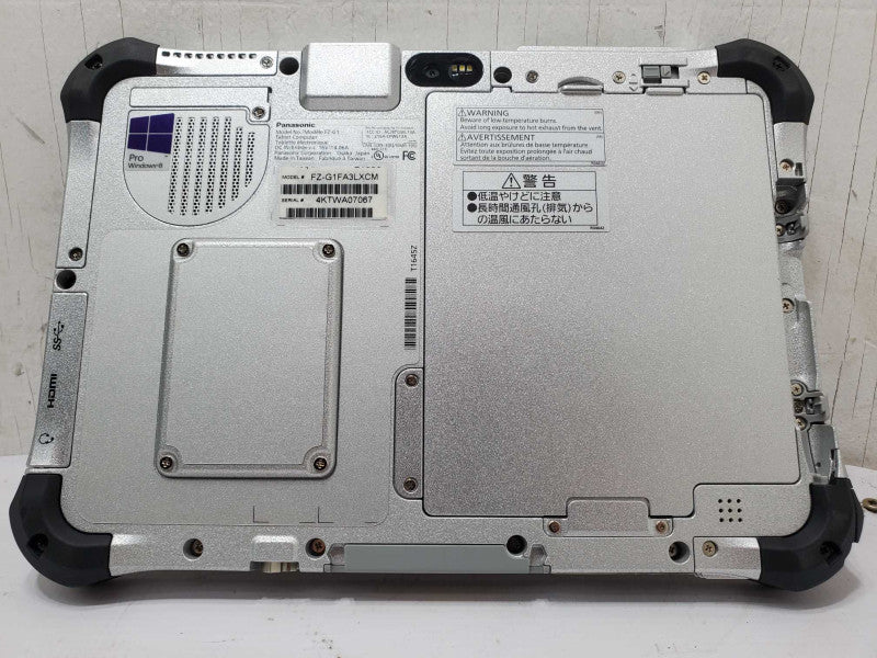 Panasonic ToughPad FZ-G1 i5-4310U @ 2GHz 8GB DDR3 128GB M.2 (Wiped) |