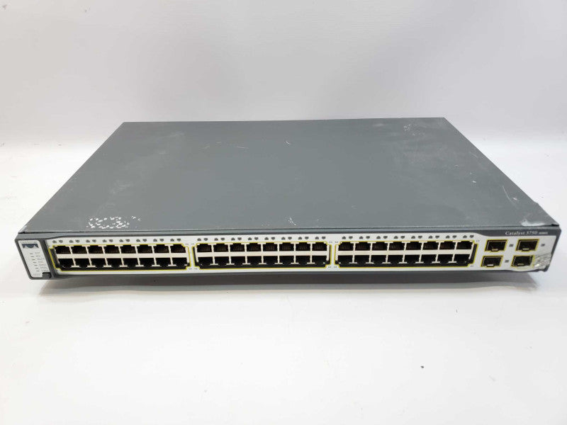 Cisco WS-C3750-48TS-S 3750 Series Network 48 Port Catalyst Switch *READ* (