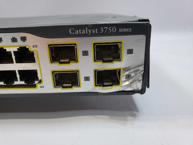Cisco WS-C3750-48TS-S 3750 Series Network 48 Port Catalyst Switch *READ* (