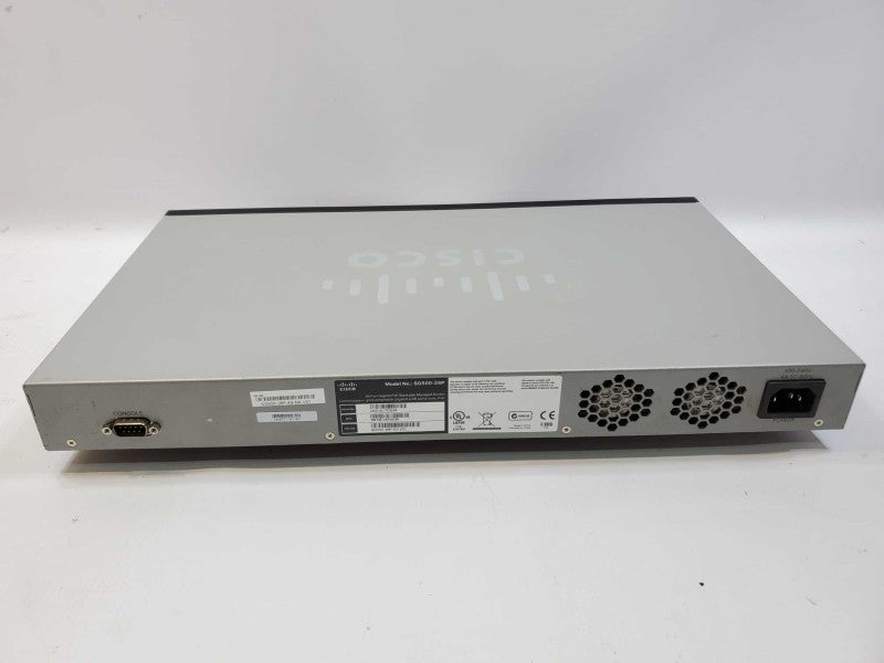 Cisco SG500-28P-K9 28 Port Gigabit PoE Stackable Manged Switch 2x SFP Ports (
