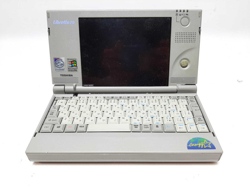 Vintage Pocket PC Toshiba Libretto 70 - AS IS - Unknown CPU/RAM - NO HDD +