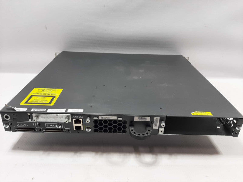 Cisco Catalyst WS-C3750E-48PD-SF 48-Port Gigabit PoE Switch NO PSU, FCTY RESET ~