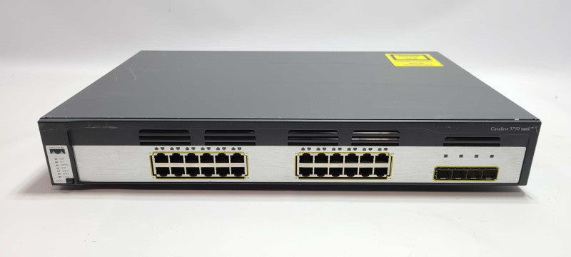 Cisco WS-C3750G-24TS-S V08 24 Port 4xSFP Managed Gigabit Switch $