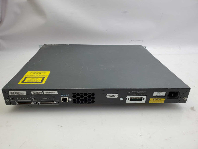 CISCO WS-C3750G-48TS-S 48-Port Gigabit Layer 3 POE Gigabit Switch _ reset  )