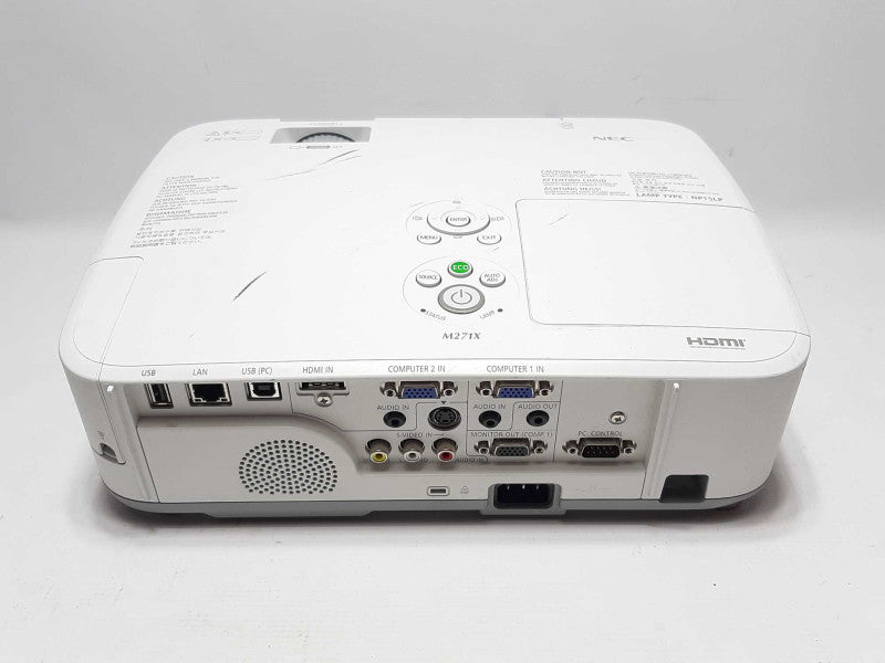 NEC M271X 1080p Projector HDMI/VGA/USB 4604 Lamp Hours +
