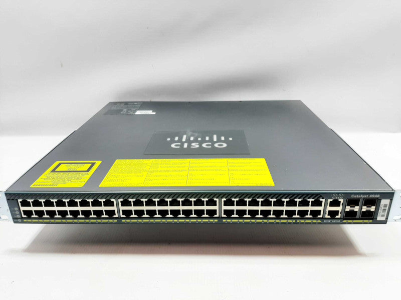 Cisco WS-C4948 48 Port Switch 2x PSUs, FACTORY RESET ~