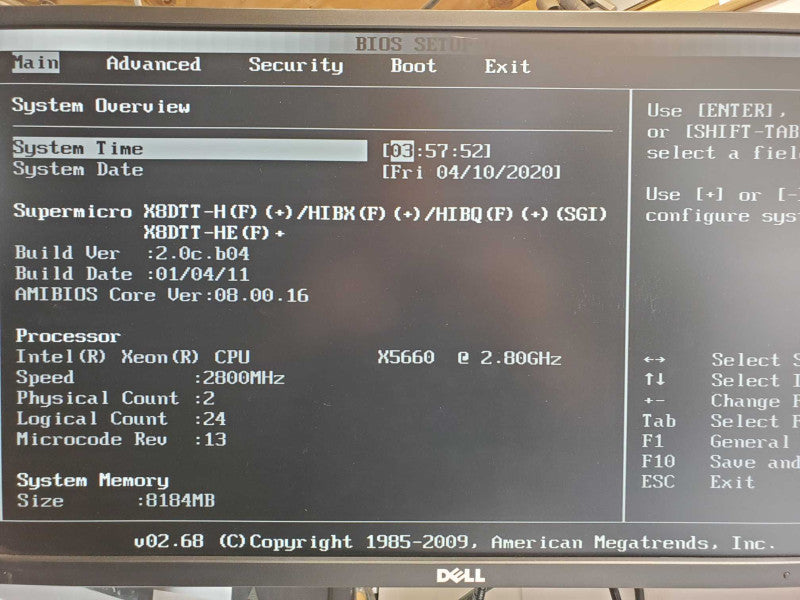 SuperMicro X8DTT-H 4-Node Server, 8x Xeon X5660  2.8GHz, 32GB, 2x PSU, 3.5\\" _