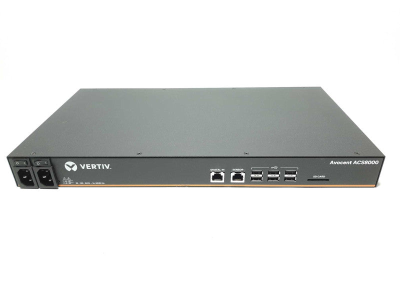 Vertiv Avocent ACS 8000 16-Port Serial Console Server Dual AC Power ACS8016DAC +