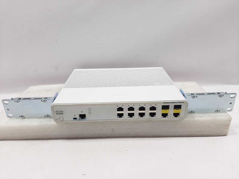 Cisco Catalyst 2960-L Series WS-C2960C-8TC-L 8-Port Ethernet Switch FCTY RESET ~