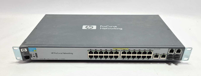 HP 2520-24-POE 24 Port 2x SFP Gigabit Ethernet POE Switch Procurve J9138A $