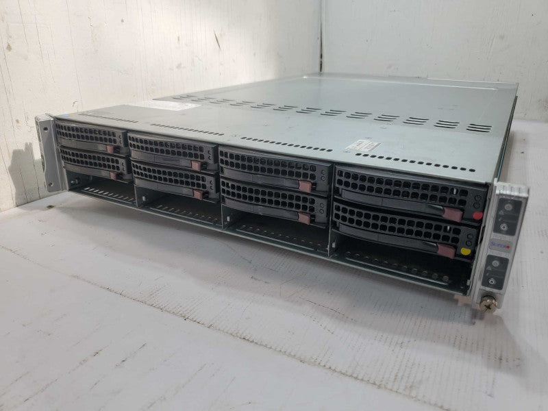Supermicro X8DTT-H(F) Server 2U 4-Nodes 8x X5660 2.8GHz 16GB DDR3 No RAID |