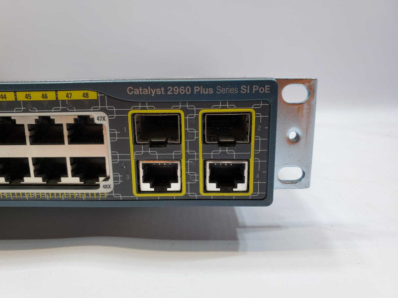 Cisco Catalyst 2960 WS-C2960-48PST-L 48-Ports Rack-Mountable Switch (