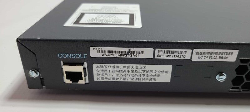 Cisco Catalyst WS-C2960+48PST-S 48 Port PoE 2x SFP Managed Network Switch QTY $