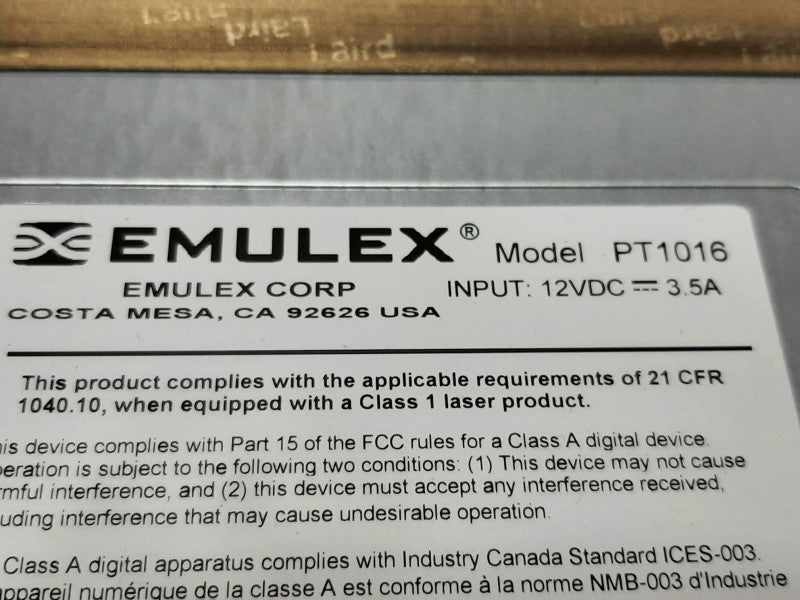 Dell 16 Port 4GB Emulex PT1016 UN328 Fibre Channel Pass Through Module M1000e ~