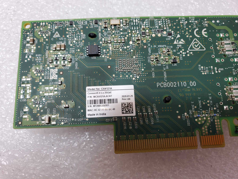 Mellanox ConnectX-4 Lx 25GbE Network Adapter MCX4121A-ACAT _