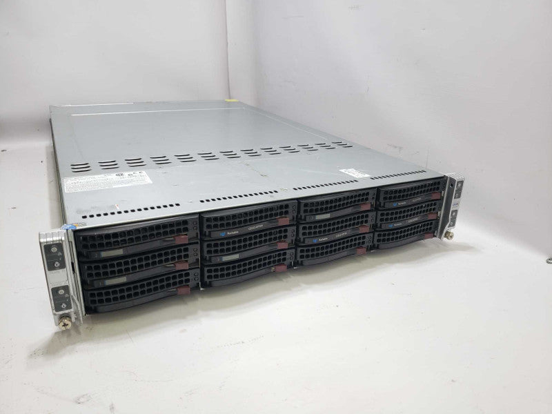SuperMicro 2U 12 Bay 4-Node 8x Xeon X5660@2.8GHz 32GB ECC DDR3 No HDD [