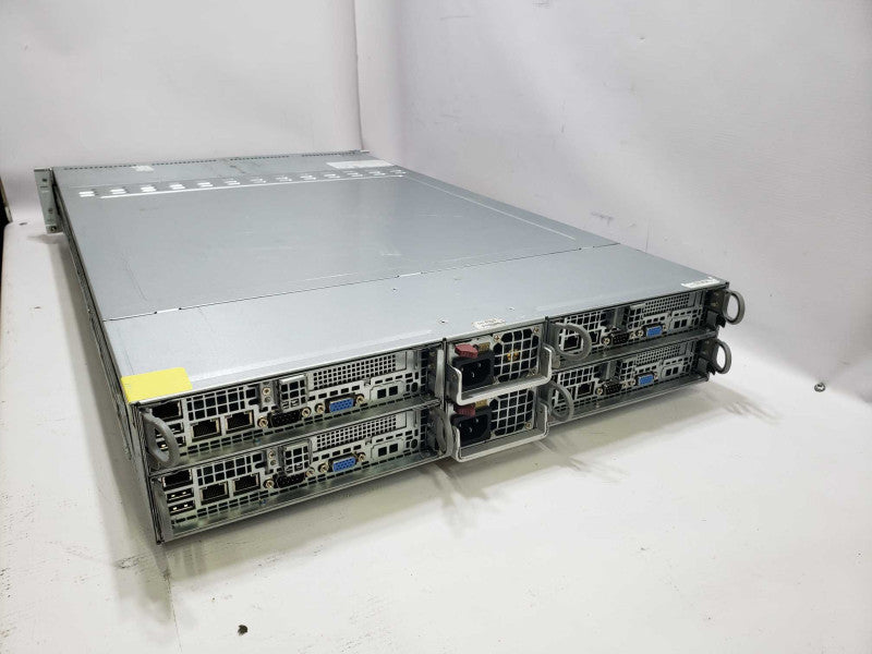 SuperMicro 2U 12 Bay 4-Node 8x Xeon X5660@2.8GHz 32GB ECC DDR3 No HDD [