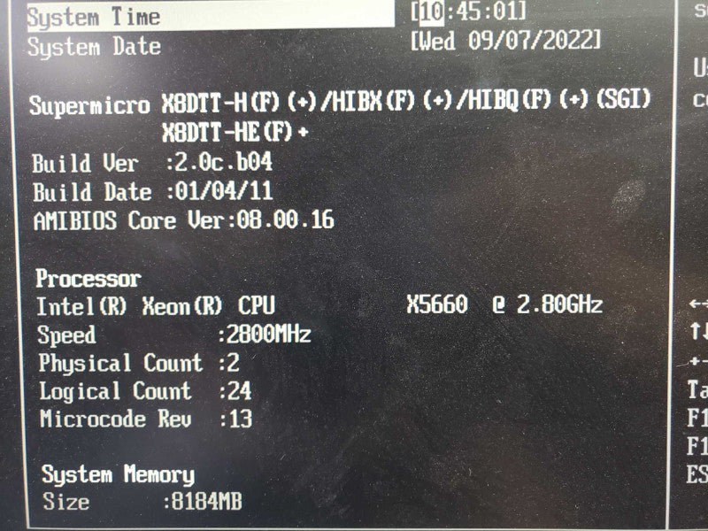 SuperMicro 2U 12 Bay 4-Node 8x Xeon X5660@2.8GHz 32GB ECC DDR3 No HDD [