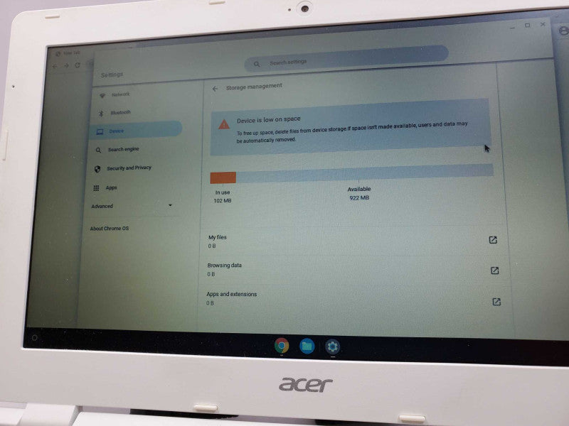 Acer Google Chrome Book 11 CB3-11 White (