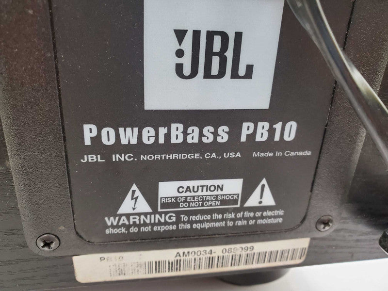 JBL Powerbass PB-10 Powered subwoofer for parts )