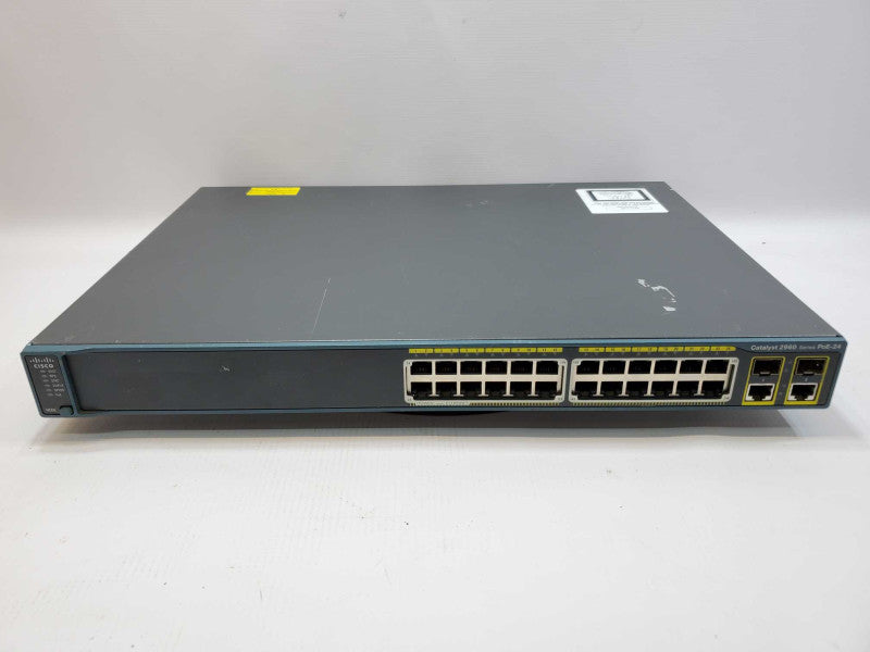 Cisco WS-C2960-24PC-L Switch 24 PORT 10/100 POE + 2 SFP/T (