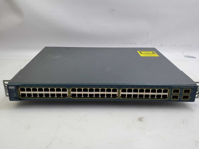 Cisco WS-C3560-48PS-S 48-Ports Layer 3 PoE Ethernet Managed Switch _ reset )