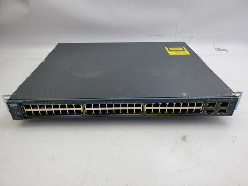 Cisco WS-C3560-48PS-S 48-Ports Layer 3 PoE Ethernet Managed Switch _ reset  )